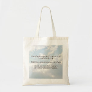 Empath Warrior Positive Quote Encouragement  Tote Bag