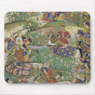 Emperor Akbar (r.1556-1605) at the battle of Samal Mouse Pad