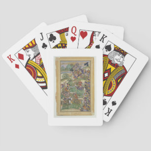 Emperor Akbar (r.1556-1605) at the battle of Samal Playing Cards