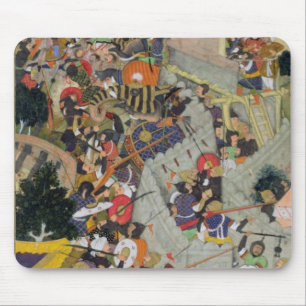 Emperor Akbar (r.1556-1605) shoots Saimal at the S Mouse Pad