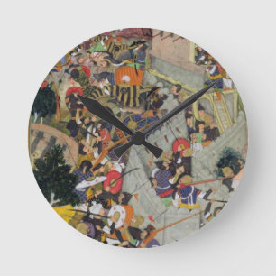 Emperor Akbar (r.1556-1605) shoots Saimal at the S Round Clock