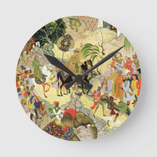 Emperor Akbar's triumphant entry into Surat, from Round Clock