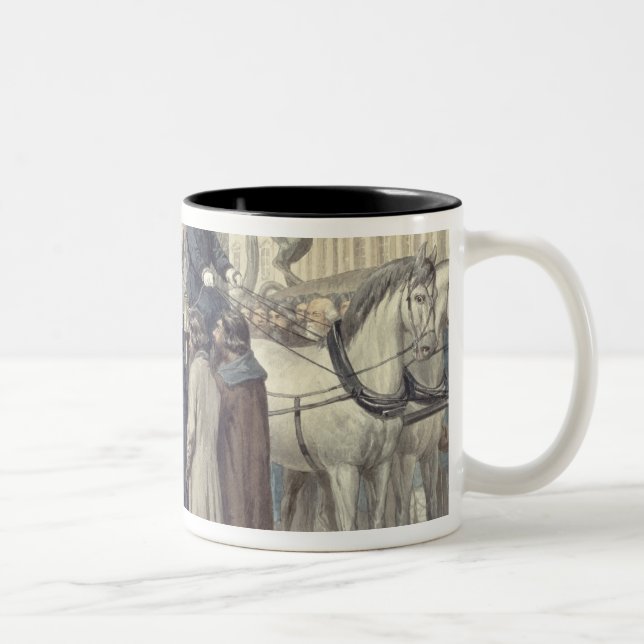 Emperor Alexander I Two-Tone Coffee Mug (Right)