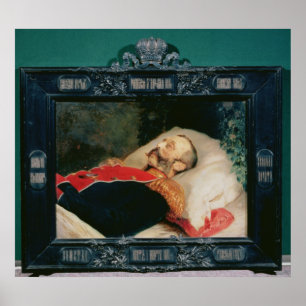 Emperor Alexander II  on His Deathbed, 1881 Poster