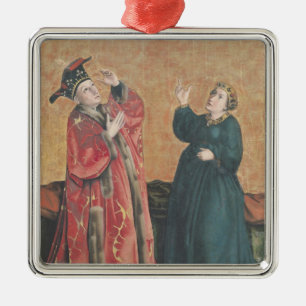 Emperor Augustus and the Tiburtine Sibyl Metal Tree Decoration