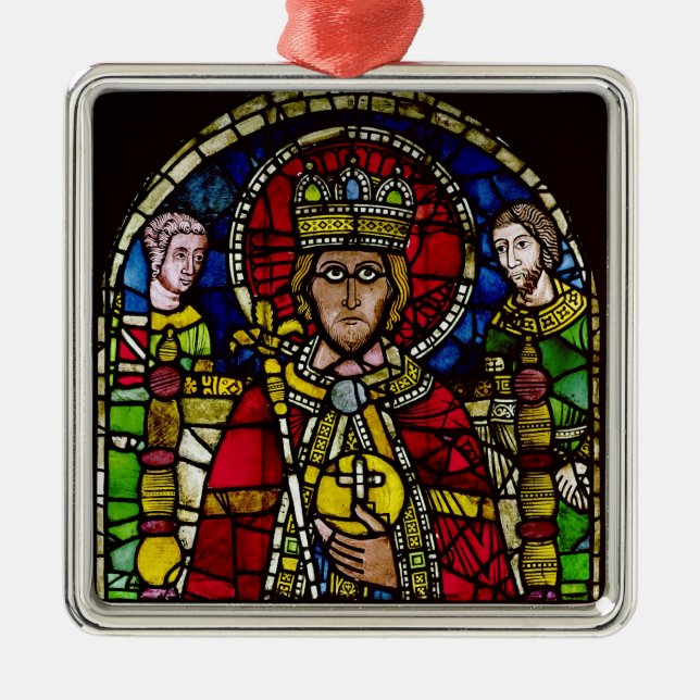 Emperor Charlemagne Metal Ornament (Front)