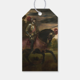 Emperor Charles V on Horseback (by Titian) Gift Tags