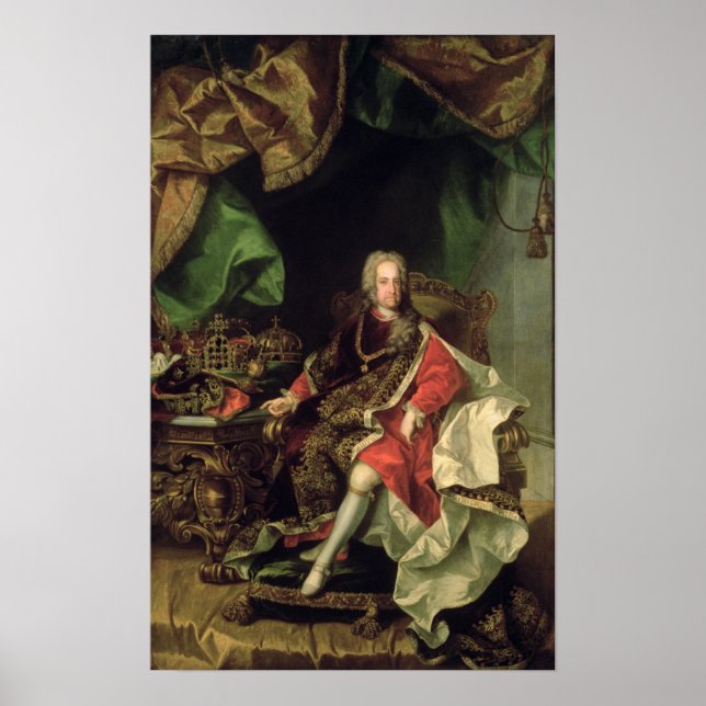 Emperor Charles VI , c.1730, Poster (Front)
