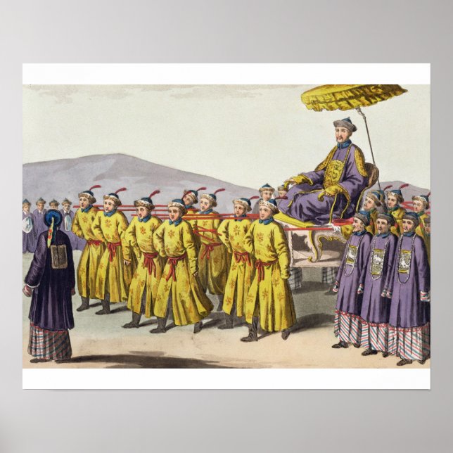 Emperor Ch'ien Lung carried in Triumph, plate 18 f Poster (Front)