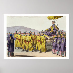 Emperor Ch'ien Lung carried in Triumph, plate 18 f Poster