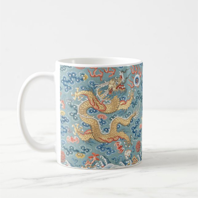 Emperor Dragon Design Detail 19th century China  Coffee Mug (Left)