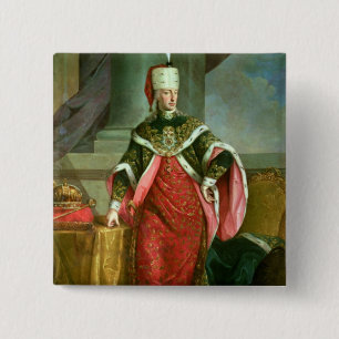Emperor Francis I Holy Roman Emperor 15 Cm Square Badge