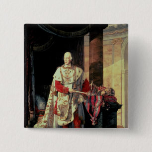 Emperor Francis I of Austria, 19th century 15 Cm Square Badge