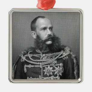 Emperor Franz Joseph I of Austria Metal Ornament