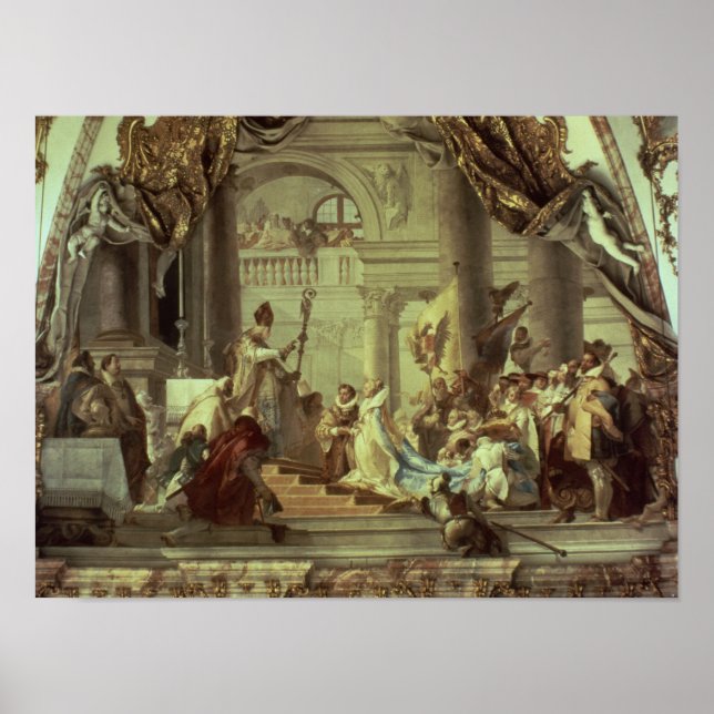 Emperor Frederick Barbarossa's wedding Poster (Front)