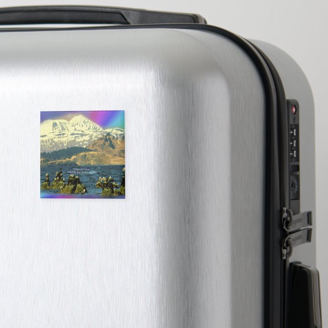 Emperor Geese on Chiniak Bay near Chiniak, Alaska Magnet (In Situ (Luggage))