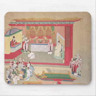 Emperor Hui Tsung practising with the Buddhist Mouse Pad