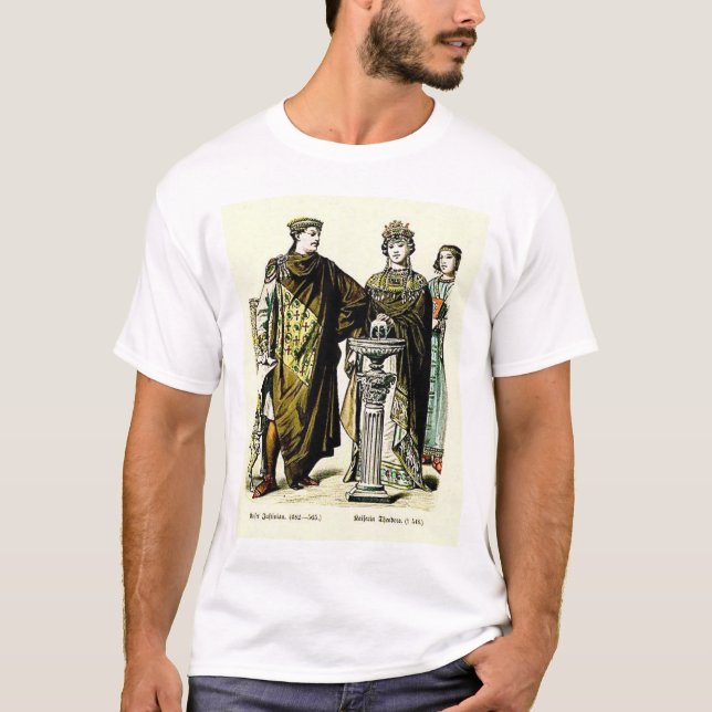 Emperor Justinian & Empress Theodora T-Shirt (Front)