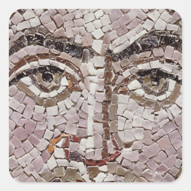 Emperor Justinian I  c.547 AD Square Sticker (Front)
