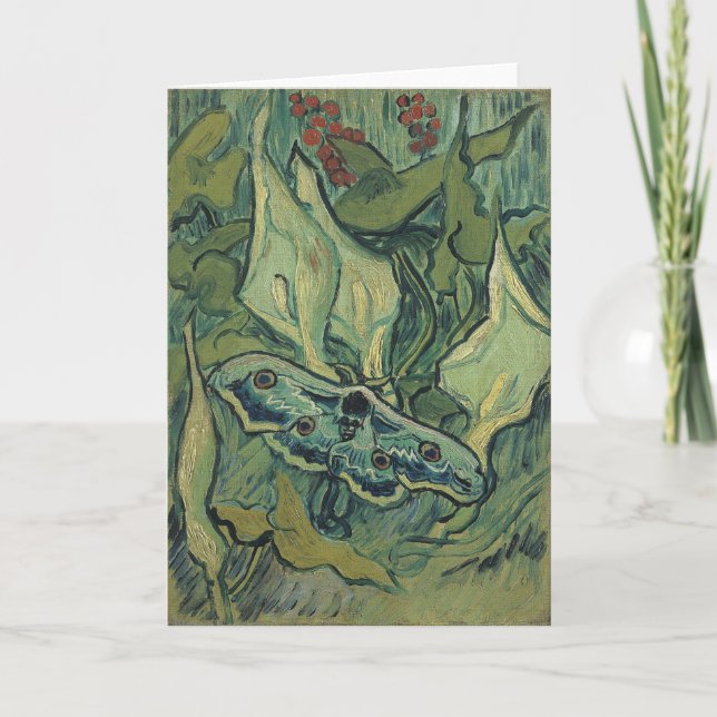 Emperor Moth | Vincent van Gogh Card (Front)