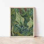 Emperor Moth | Vincent van Gogh Poster<br><div class="desc">Emperor Moth (1889) by Vincent van Gogh is a delicate and intricate depiction of a moth against a textured background. The painting captures the beauty of this winged creature with meticulous attention to its patterns and colours, blending Van Gogh's characteristic brushstrokes with a naturalistic approach. This artwork reflects Van Gogh's...</div>