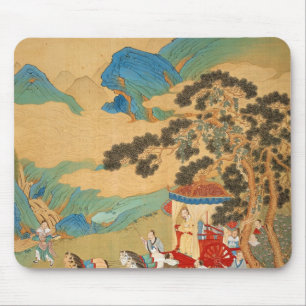 Emperor Mu Wang of the Chou Dynasty in Mouse Pad