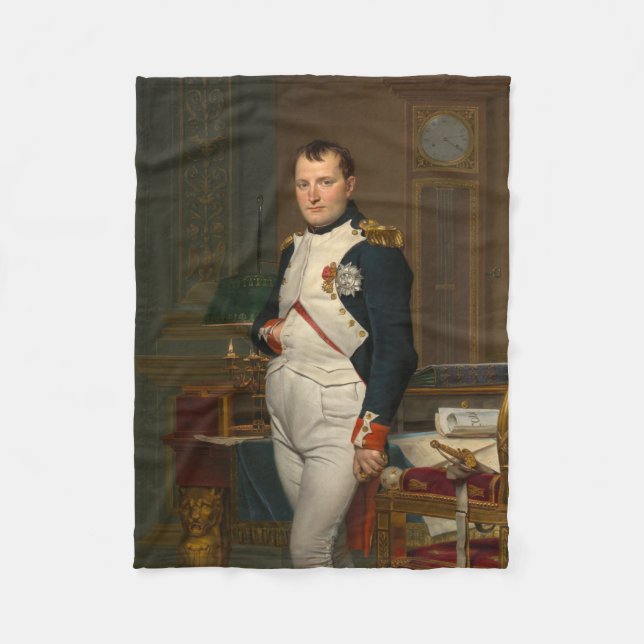 Emperor Napoleon Bonaparte at the Tuileries Fleece Blanket (Front)