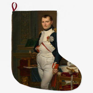 Emperor Napoleon Bonaparte at the Tuileries Large Christmas Stocking