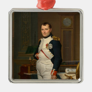 Emperor Napoleon Bonaparte at the Tuileries Metal Ornament