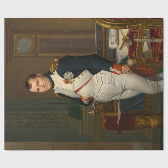 Emperor Napoleon Bonaparte at the Tuileries Wrapping Paper (Flat)