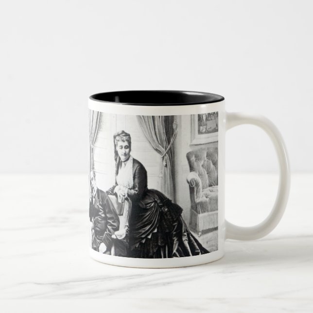 Emperor Napoleon III Two-Tone Coffee Mug (Right)