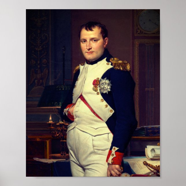 Emperor Napoleon in His Study at the Tuileries Poster (Front)