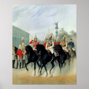 Emperor Nicholas I and Grand Duke Alexander Poster