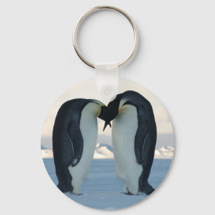 Emperor Penguin Courtship Key Ring