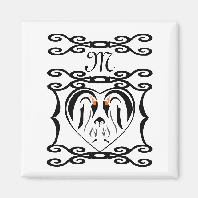 Emperor Penguin Forever Love Birds Magnet (Front)