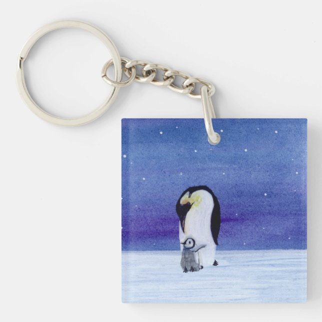 Emperor Penguin Key Ring (Front)