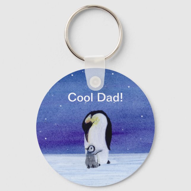 Emperor Penguin Key Ring (Front)