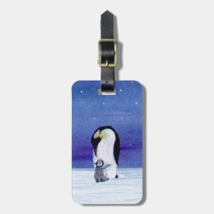 Emperor Penguin Luggage Tag