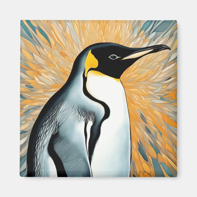 Emperor Penguin Magnet (Front)