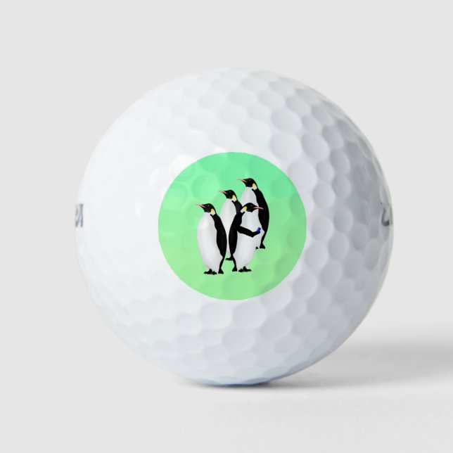 Emperor Penguin Online Line Golf Balls (Front)