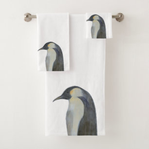 Emperor Penguin Towel Set