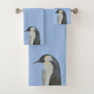 Emperor Penguin Towel Set