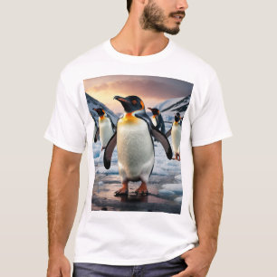 Emperor Penguin Vintage Photo T-Shirt
