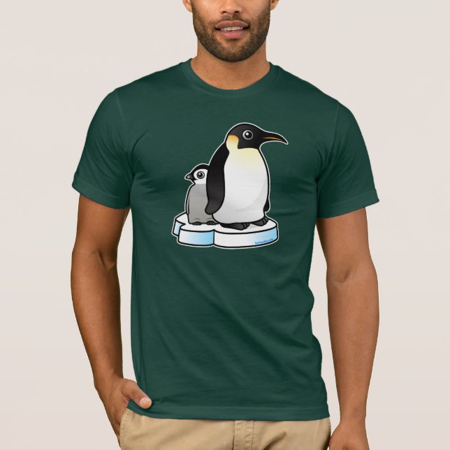 Emperor Penguin with Chick T-Shirt (Front)