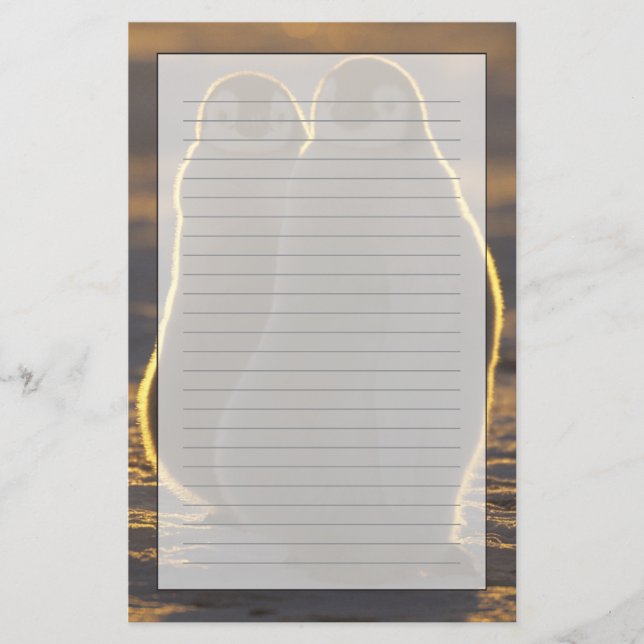 Emperor Penguins Stationery (Front)
