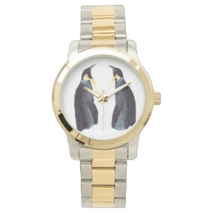 Emperor Penguins Two Tone Watch