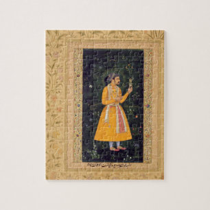 Emperor Shah Jahan (1592-1666) (r.1627-1658) as a Jigsaw Puzzle
