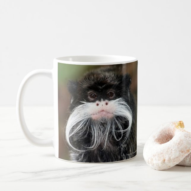 Emperor Tamarin Coffee Mug (With Donut)
