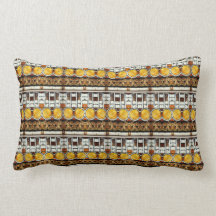 emperor's mosaic lumbar throw pillow