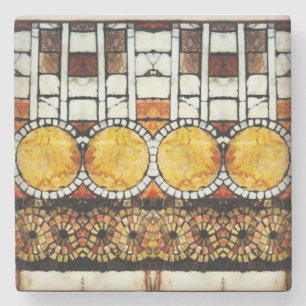 emperor's mosaic stone coaster